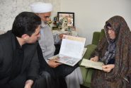 دیدار با همسر گرانقدر شهید والامقام ذبیح‌الله سلگی در شهر گرمدره