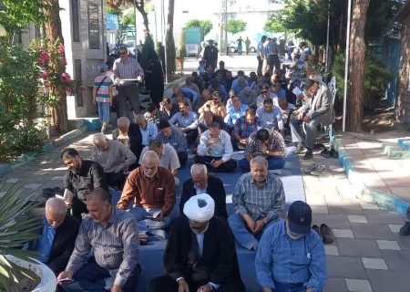 مراسم روح بخش دعای عرفه در گلزار بهشت سادات شهر#گرمدره