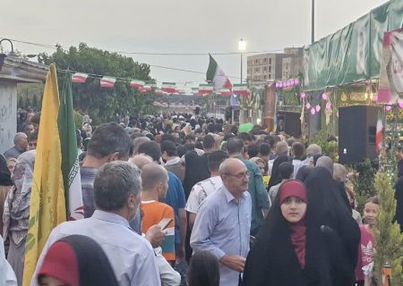 گرمدره غرق در ولایت؛ جشن غدیر با طعم خدمت علوی و شور حسینی