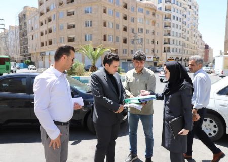 بازدید از روند اجرای پروانه های صادره شهرسازی
