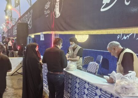 پذیرایی صبحانه در موکب امام رضا (ع)