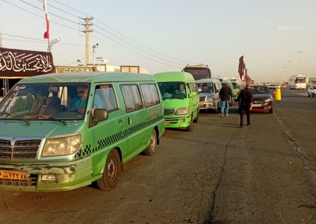 حضور ناوگان حمل و نقل شهرداری گرمدره در موکب علی ابن موسی الرضا(ع) شهر گرمدره