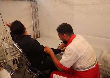 حضور کادر درمان در موکب امام رضا (ع)
