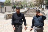بازدید شهردار گرمدره از روند اجرای گذر ایران‌دخت و بازپیرایی پارک مادر