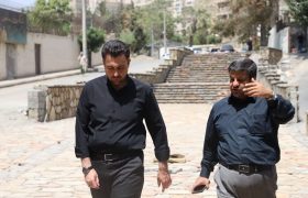 بازدید شهردار گرمدره از روند اجرای گذر ایران‌دخت و بازپیرایی پارک مادر