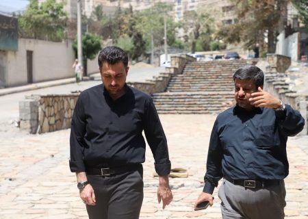 بازدید شهردار گرمدره از روند اجرای گذر ایران‌دخت و بازپیرایی پارک مادر