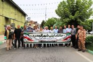بسیجیان پایگاه حضرت سیدالشهدا (ع) گرمدره در مراسم سراسری «جانفدا» حضور یافتند