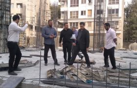 بازدید میدانی شهردار گرمدره از پروژه‌های ساختمانی
