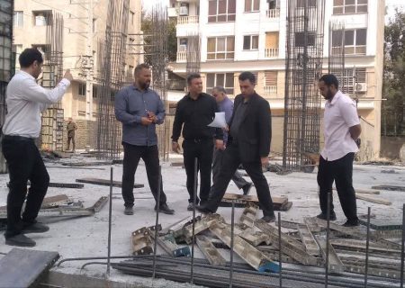 بازدید میدانی شهردار گرمدره از پروژه‌های ساختمانی